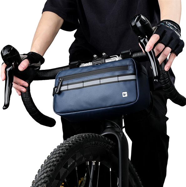 Taška na bicykel Taška na bicykel – na riadidlá X20990 modrá ...