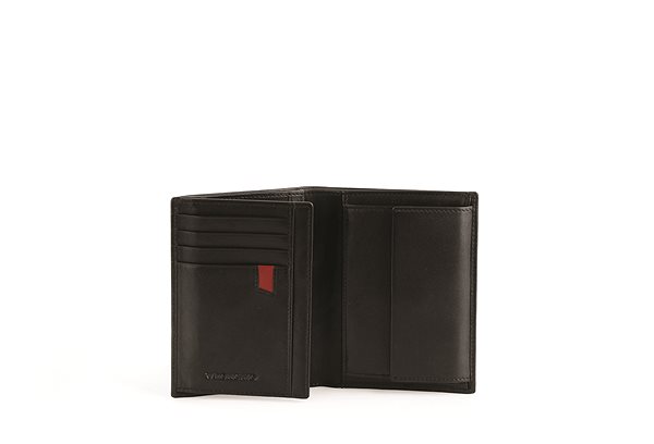 Peňaženka Roncato Pánska peňaženka s chlopňou na boku čierna Vlastnosti/technológia