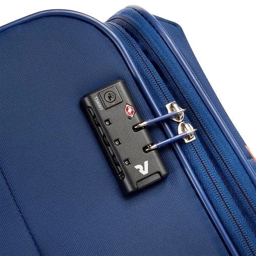 Cestovný kufor Roncato CROSSLITE M, 2 kolieska, modrý Vlastnosti/technológia
