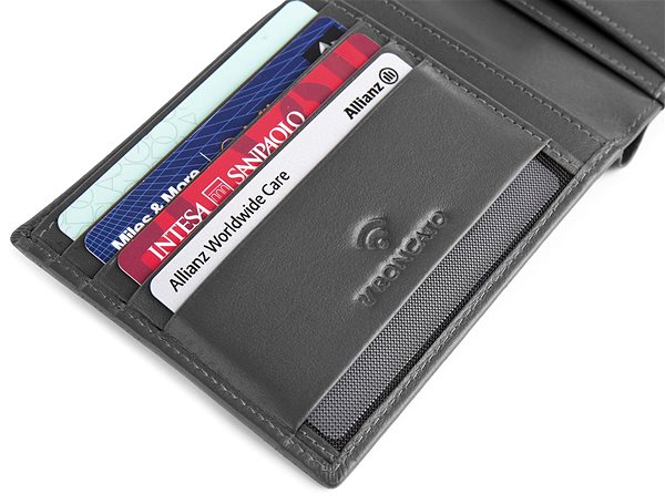 Peňaženka Roncato pánska peňaženka FIRENZE 2.0 sivá Vlastnosti/technológia