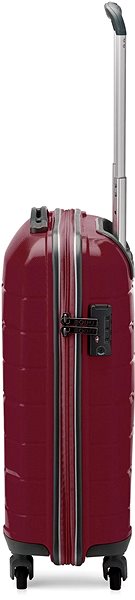 Cestovný kufor s TSA zámkom Modo by Roncato DELTA S červený 55 × 40 × 20 cm Bočný pohľad