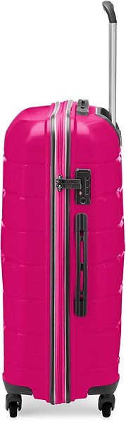 Cestovný kufor s TSA zámkom Modo by Roncato DELTA M ružový 68 × 46 × 26 cm Bočný pohľad
