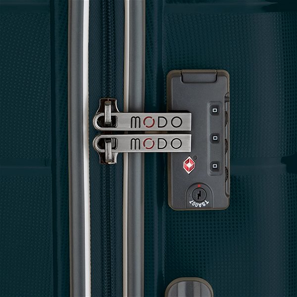 Cestovný kufor s TSA zámkom Modo by Roncato DELTA M modrý 68 × 46 × 26 cm Vlastnosti/technológia