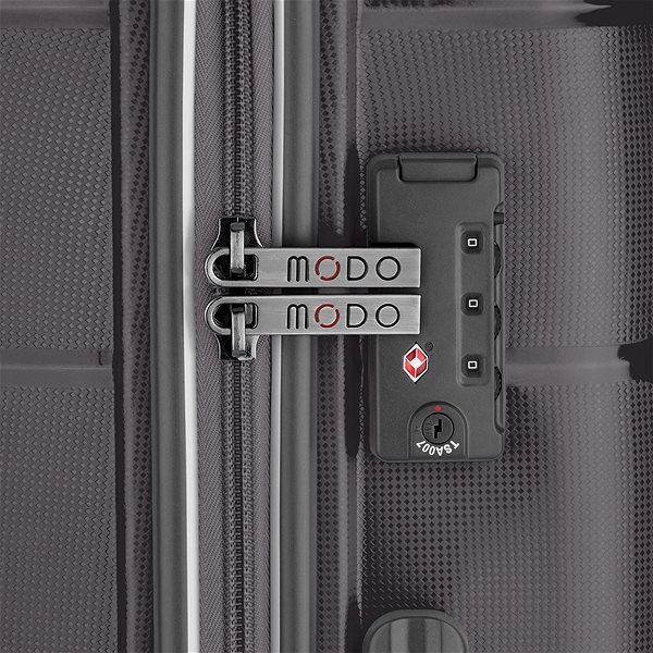 Cestovný kufor s TSA zámkom Modo by Roncato DELTA M antracitový 68 × 46 × 26 cm Vlastnosti/technológia