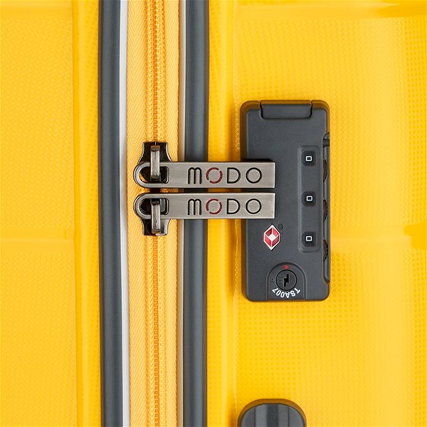 Cestovný kufor s TSA zámkom Modo by Roncato DELTA L žltý 76 × 54 × 29 cm Vlastnosti/technológia