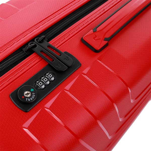 Cestovný kufor Roncato YPSILON M, červená Vlastnosti/technológia