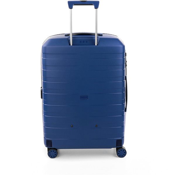 Cestovný kufor Roncato BOX 4.0 M, modrá Zadná strana