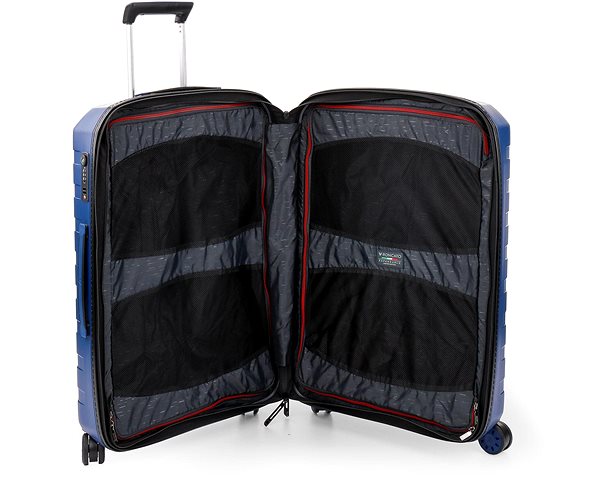 Cestovný kufor Roncato BOX 4.0 M, modrá Vlastnosti/technológia 2