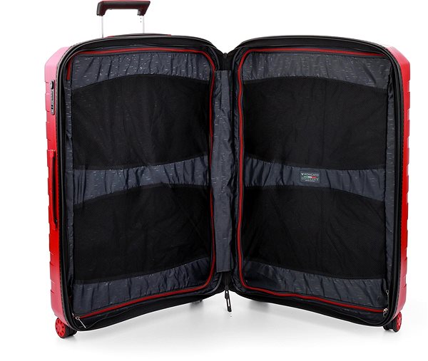 Cestovný kufor Roncato BOX 4.0 L, červená Vlastnosti/technológia 2