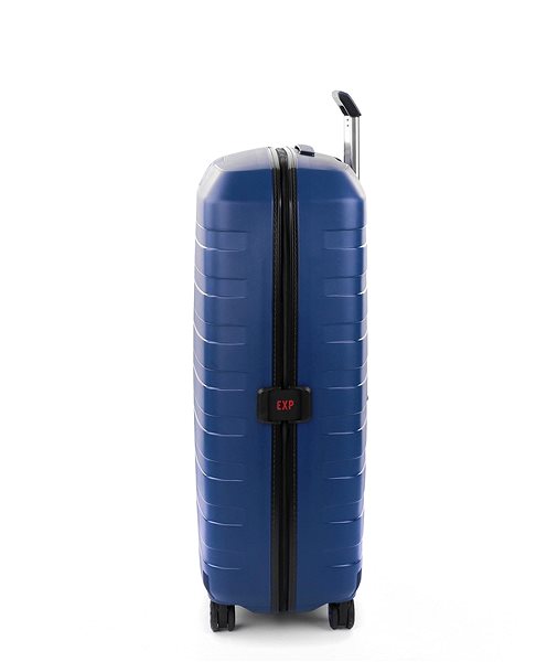 Cestovný kufor Roncato BOX 4.0 L, modrý Bočný pohľad