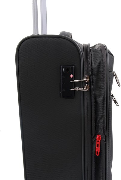 Cestovný kufor Modo by Roncato PENTA S čierny 55 × 40 × 20/23 cm Vlastnosti/technológia
