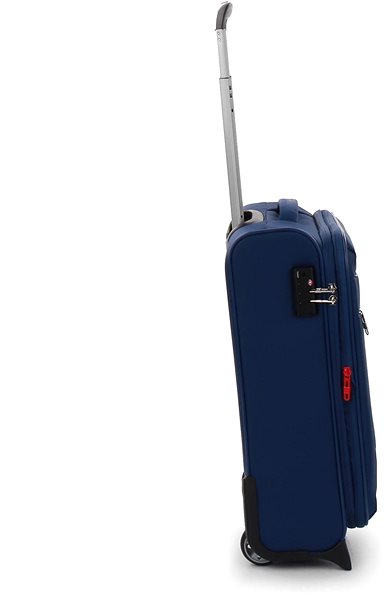 Cestovný kufor Modo by Roncato PENTA S tmavo modrý 55 × 40 × 20/23 cm Bočný pohľad