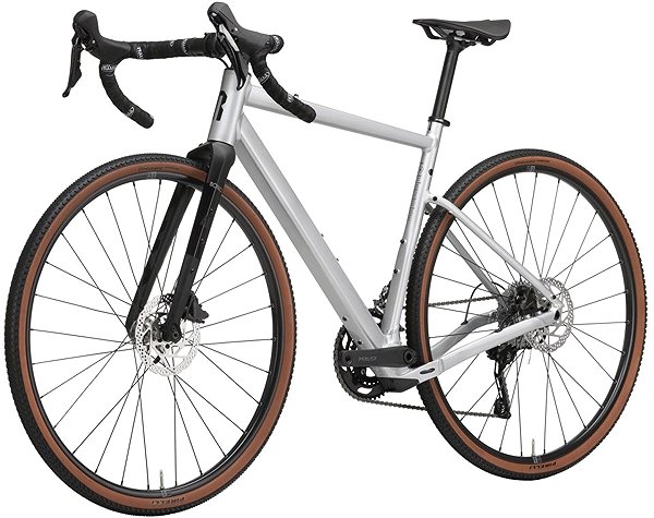 Gravel bike RONDO RUUT AL1 2X G3 - M chrome / black .