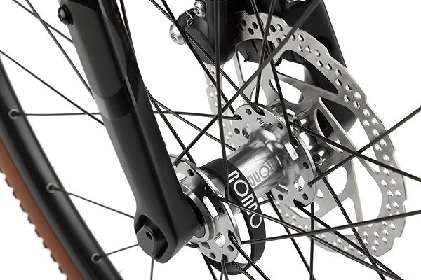 Gravel bike RONDO RUUT AL1 2X G3 - M chrome / black .