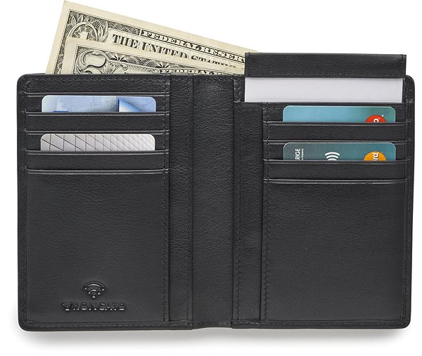 Wallet Roncato men's wallet vertical Alabama black .