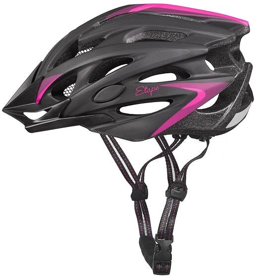 Bicycle helmet Etape Venus cycling helmet black-pink, S-M .