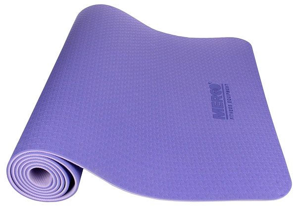 Podložka na cvičenie Merco Yoga TPE 6 Double Mat podložka na cvičenie fialová ...