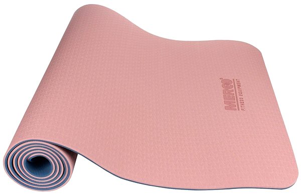 Podložka na cvičenie Merco Yoga TPE 6 Double Mat podložka na cvičenie ružová-modrá ...