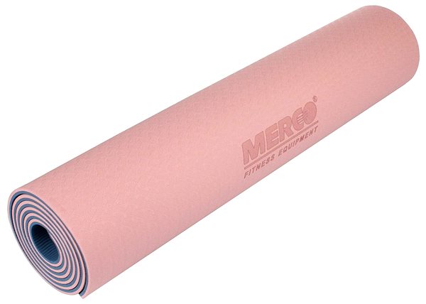 Podložka na cvičenie Merco Yoga TPE 6 Double Mat podložka na cvičenie ružová-modrá ...