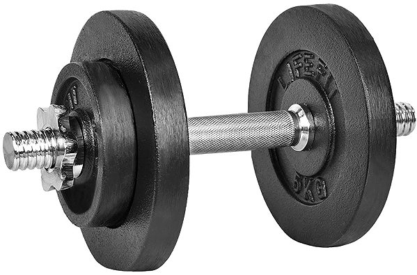 Súlyzó RULYT Angular felrakható, egykezes 15 kg, 30 mm-es rúd/4 × tárcsa ...