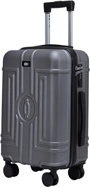 Cestovný kufor ROWEX Príručný kabínový cestovný kufor s TSA zámkom Casolver, šampanská, 55 × 38 × 23 cm (33 l) ...