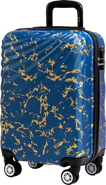 Cestovný kufor ROWEX Príručný kabínový cestovný kufor Pulse melírovaný, žltá melírovaná, 56 × 34 × 24 cm (40 l) ...