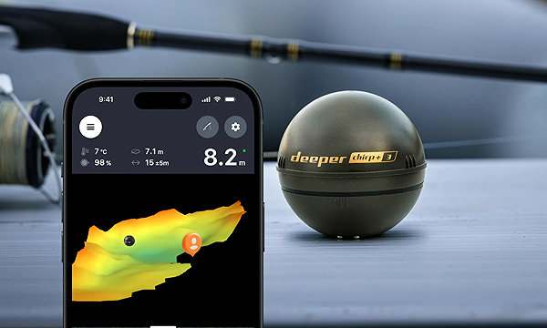 Deeper Sonar Chirp+ 3 fish finder.
