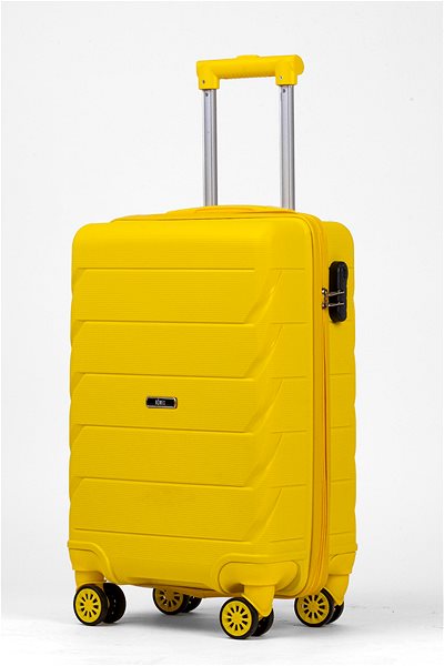 Cestovný kufor ROWEX Dash Príručný kabínový kufor 40 l žltý ...