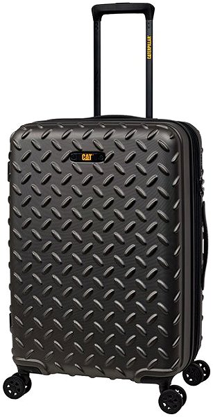 Cat Industrial Plate 3 piece suitcase set, titanium grey .