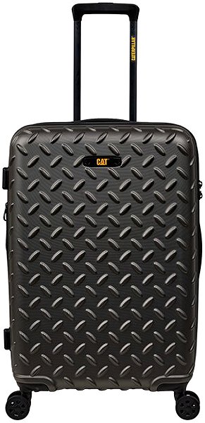 Cat Industrial Plate 3 piece suitcase set, titanium grey .