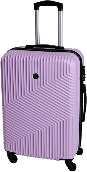 Set of suitcases BERTOO travel suitcase Milano - light purple 4in1 set .