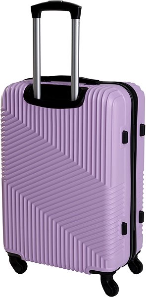 Set of suitcases BERTOO travel suitcase Milano - light purple 4in1 set .