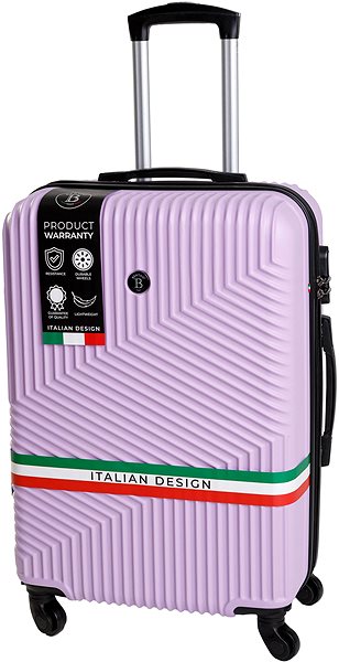 Set of suitcases BERTOO travel suitcase Milano - light purple 4in1 set .