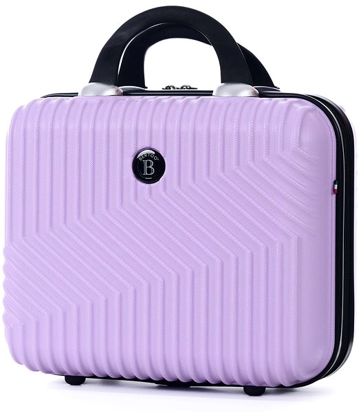 Set of suitcases BERTOO travel suitcase Milano - light purple 2in1 set .