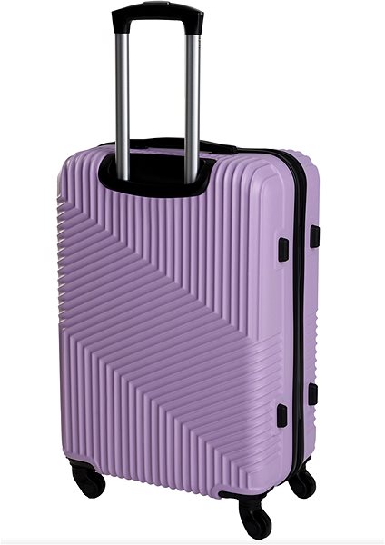 Set of suitcases BERTOO travel suitcase Milano - light purple 2in1 set .
