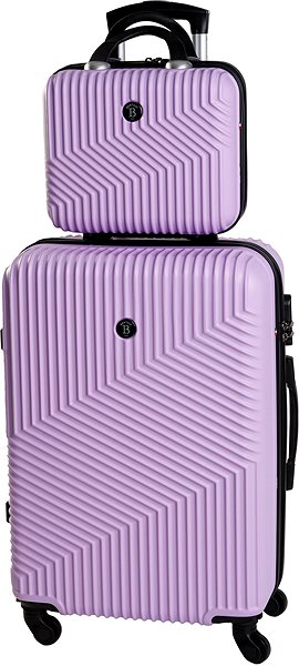 Set of suitcases BERTOO travel suitcase Milano - light purple set 5in1 .