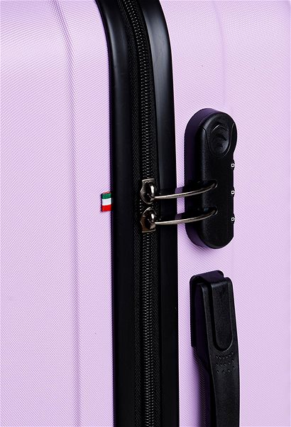 Set of suitcases BERTOO travel suitcase Milano - light purple set 5in1 .