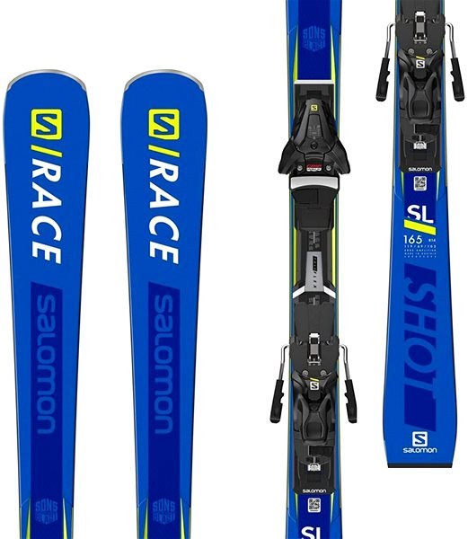 Salomon S / Race Shot Sl + Z12Walk size 165 cm - Downhill Skis