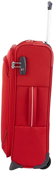 Cestovní kufr Samsonite Popsoda Upright 55 Red Boční pohled