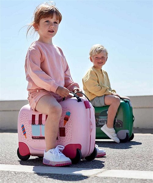 Child suitcase SAMSONITE Child suitcase Dream 2Go Ride-on Ice Cream Van size. S .