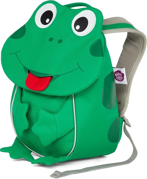 Detský ruksak Affenzahn Finn Frog small – green uni ...
