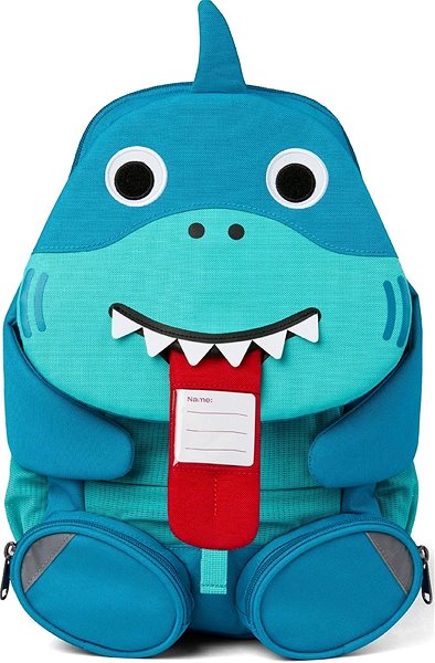 Children's Backpack Affenzahn Shark Large - Brown, size Uni Screen