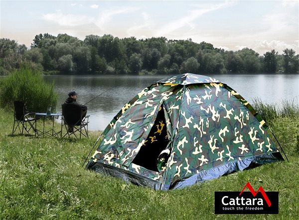 Tent Cattara Army PU 2000mm 200 × 120 × 100cm Lifestyle