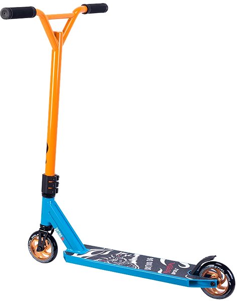 Freestyle Scooter Bestial Wolf Demon D6, Blue Lateral view