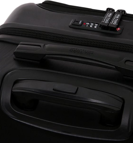 Sada kufrov Mia Toro M1709/2 – čierna/strieborná ...