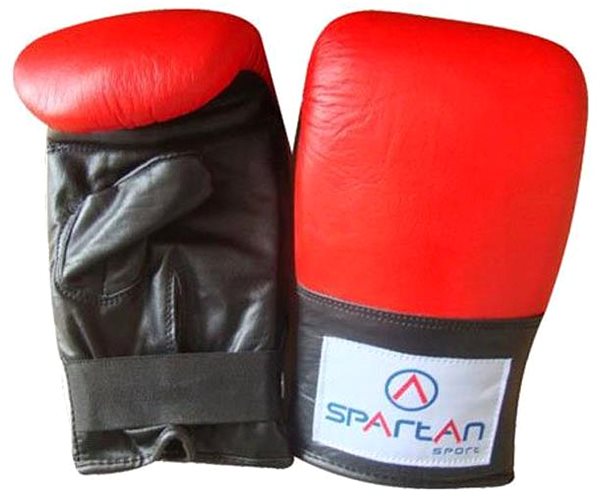 Boxerské rukavice Spartan box Rukavice – červené, L ...