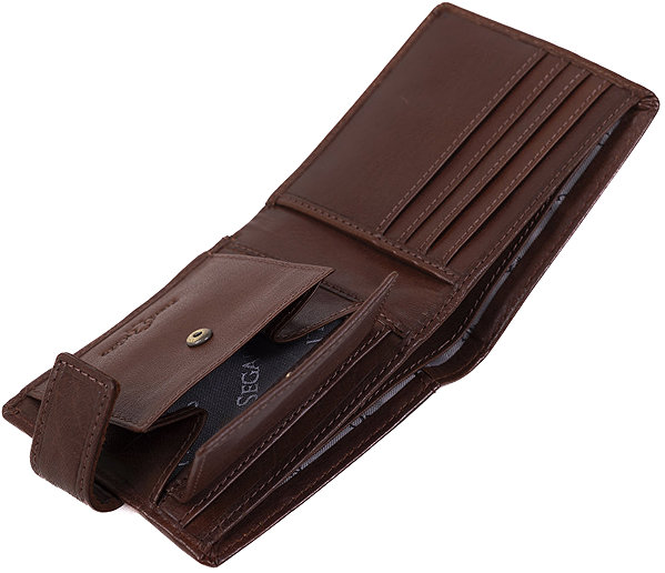 Wallet SEGALI 491 brown .