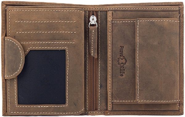 Peňaženka SEGALI Pánska peňaženka kožená 1041 hnedá ...