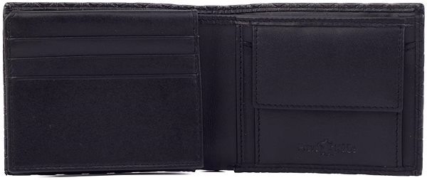 Peněženka SEGALI Pánská peněženka kožená 746 černá ...