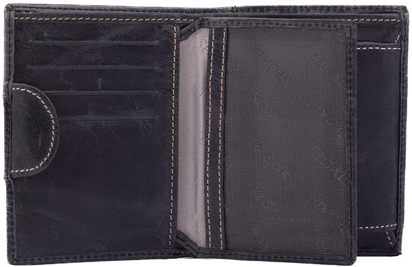 Peněženka SEGALI Pánská peněženka kožená 1041 černá ...